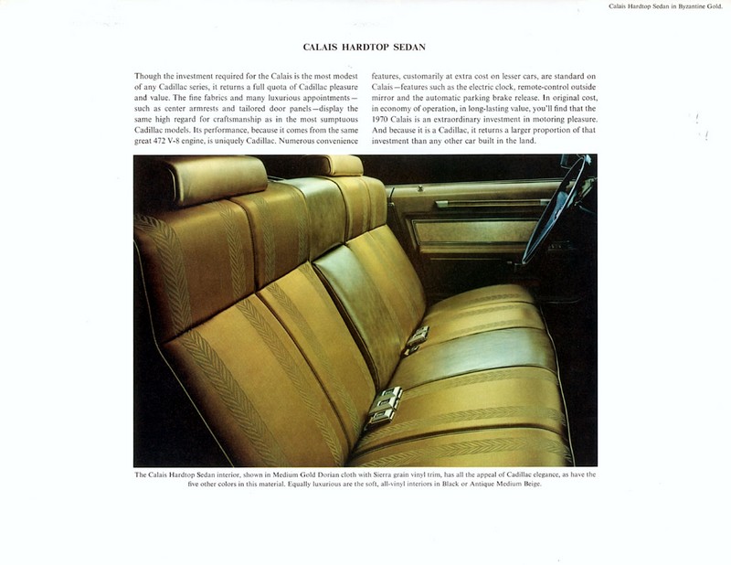 1970 Cadillac Brochure Page 27